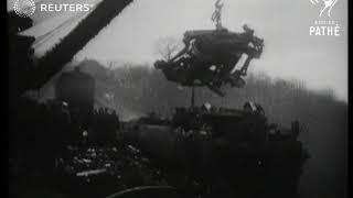 Train wreck in the United States of America (1946)