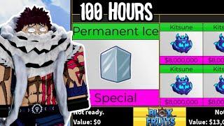 Trading PERMANENT ICE for 100 Hours in Blox Fruits