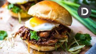 Sticky Hoisin Duck Burger!