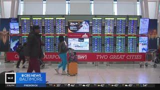 BWI travelers take off for holiday destinations