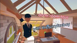 dorm room tour with thefurryfoxboy, showing you guys around,