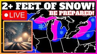 BREAKING: 2+ Feet of Snow to Slam the Great Lakes Region!