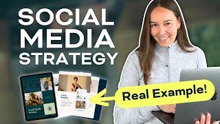 A REAL Social Media Strategy Example + Walkthrough in 2024