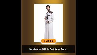 Muslim Arab Middle East Men's Robe