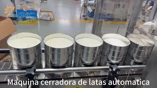 Maquina cerradora de latas automatica,Máquina selladora de latas de hojalata