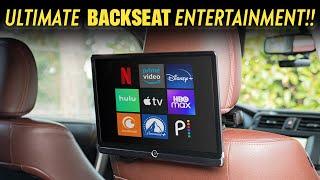 Seventour 14 inch Android Portable Car Headrest Tablet for Back Seat ENTERTAIMENT - REVIEW