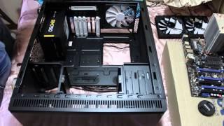 Corsair RM 750 PSU in a Fractal Define R4 plus bottom intake fan install