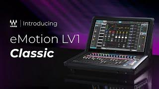 NEW! eMotion LV1 Classic – The New Live Mixing Console by Waves