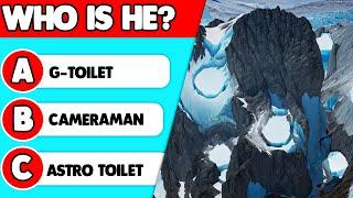 Can You Crack this Skibidi Toilets ILLUSION and Guess the Characters?