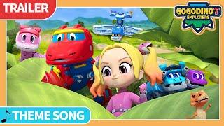 ⭐️New Season⭐️GoGoDino Season 7 | Theme Song | Dinosaurs for Kids | Cartoon | GoGoDino Explorers