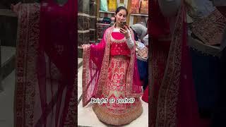 Wedding Lehenga shopping #bridetobe #bridalshopping