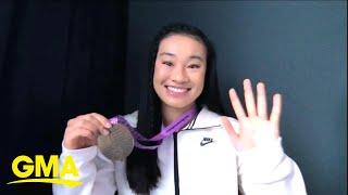 USA gymnast Leanne Wong talks about history-making win at world championships l GMA