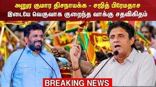 Srilanka Election | அனுர குமார திசநாயக்க - சஜித் பிரேமதாச இடையே வெகுவாக குறைந்த வாக்கு சதவிகிதம்