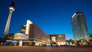 Alexanderplatz and Nikolaiviertel by night