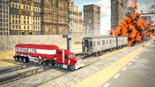 Explosive Train DLC vs Vehicles | Teardown