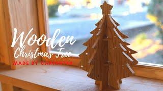 wooden Christmas tree 木製クリスマスツリー