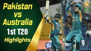 Pakistan Vs Australia 2018 | 1st T20I | Highlights | PCB