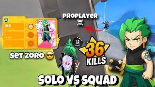 36 KILLS Solo vs squad with ZORO SET! Insane Gameplay Sausageman (EkimirzYtube)