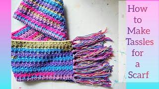 How to Add Fringe to a Crochet Scarf