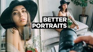 5 STEPS to drastically  improve your PORTRAITS