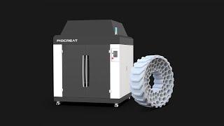 PioCreat G12 Pellet 3D Printer FGF Molten Structural Molding Technology Printing Wheel Tires Model