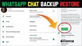 how to restore WhatsApp chat | backup and Restore WhatsApp Messages | Waqas mobile official