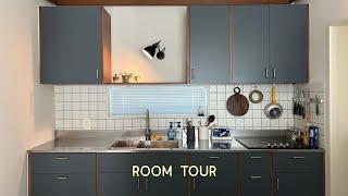 ROOM TOUR, 30년 구축 아파트 리모델링 온라인 집들이 (노출천장, 타일 바닥, 인테리어 Q&A, 빈티지가구, 디자인업체 찐후기)