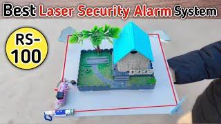 laser security alarm project || laser light security project || home security alarm system