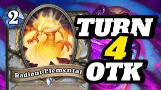 Miracle Priest - OTK on Turn 4! - Hearthstone Wild