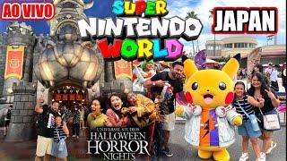 PARQUE DA NINTENDO AO VIVO DO JAPÃO .  HALLOWEEN ,INVASÃO ZUMBI .