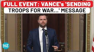 Full Speech: JD Vance's Explosive 'Sending Troops For War…' Message At US Secy Of Army Oath | Trump