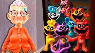 Los SMILING CRITTERS atacan a la abuelita (I Am Cat VR)