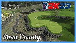 This course is criminally underrated - Stout County Golf Course - course showcase - pga 2k23