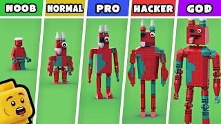 LEGO Garten of Banban 7: How to Build Injured Banban? (Noob, Normal, Pro, Hacker, and God)