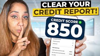 Wipe EVERY NEGATIVE ACCOUNT off your CREDIT REPORT FAST!   (Secret Hack)