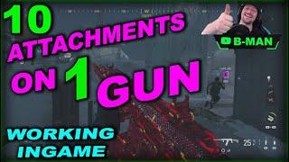 10 ATTACHMENTS ON 1 GUN WORKING INGAME ... MW3 GLITCH ... WARZONE 10 ATTACHMENT GUN GLITCH.