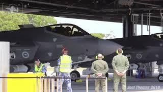 RAAF F-35A Arrival to RAAF Base Williamtown