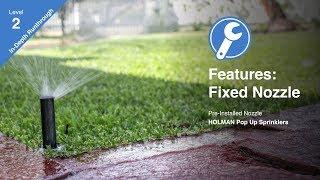 Features of the Holman Fixed Nozzle Pop Up Sprinkler Range