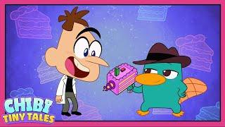 IS IT CAKE?! | Phineas and Ferb Chibi Tiny Tales | Cakeinator  | 100th CHIBI! | @disneychannel