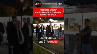 "Będziesz wisiał". Kaczyński nie wytrzymał na miesięcznicy