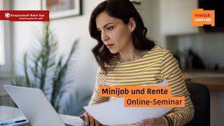 Online-Seminar - Minijob und Rente