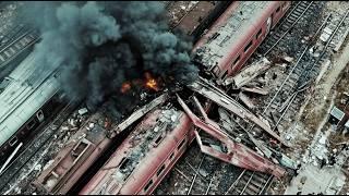 JUST NOW! A Train full of North Korean Mercenaries MELTED DOWN by Ukrainian Deadly Thermite Mixture!