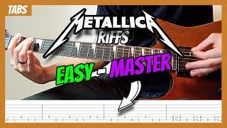 10 METALLICA Riffs | EASY - MASTER