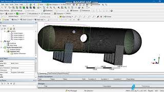 Pressure Vessel Simulation with Crack Intialization - ANSYS Mechanical Part 2/3