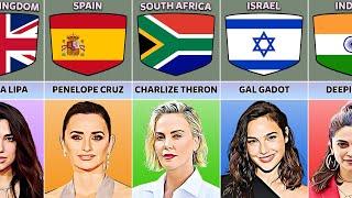 Female Actress From Different Countries