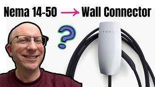 DIY Upgrading from a Tesla Nema 14-50 to a Wall Connector
