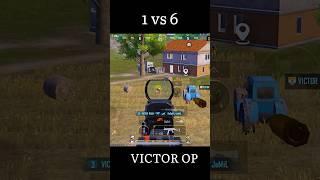 #1vs6 in 0.001 Seconds| Victor IQ 9999 #bgmi