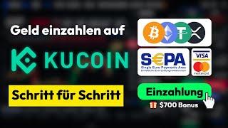 Geld einzahlen auf KuCoin  Einzahlung Anleitung (Euro & Krypto)