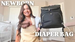 What's in my Diaper Bag for a Newborn | Diaper Bag Essentials 2024 (0-3m)