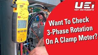 UEi DL599 - Want to check 3-phase rotation on a Clamp Meter?